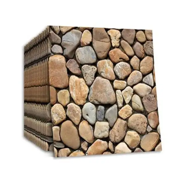 Tapet autocolant tridimensional, în imitație de piatră (set de 10 coli) STONEBLOCKS®