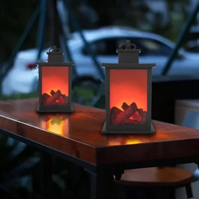Lampă de masă cu imitație de foc - FIRELAMP®