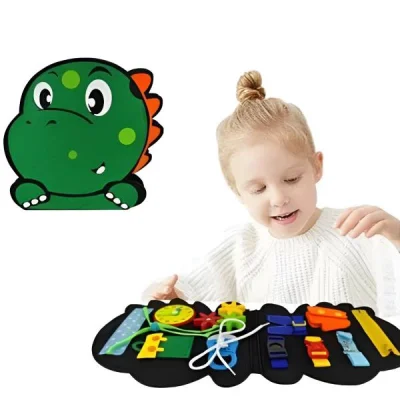Set de exerciții Montessori pentru copii mici DINOBOOK®
