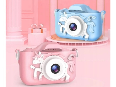 Cameră digitală pentru copii Unicorn cu jocuri încorporate - PIXIKID®