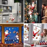 60 buc. Autocolante decorative de Crăciun pentru o atmosferă magică XMASCLINGS®