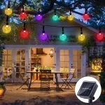 Lanț de iluminat solar 5 metri cu 20 lumini LED colorate SOLSTICE, solarna osvetitelna veriga 5 metri cu 20 cvetni led svetlini solstițiu