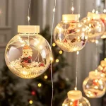 Decor sclipitor de sărbători cu diferite motive de Crăciun XMASBALL, blestyascha praznichna ukrasa s razlichni koledni motivi xmasball