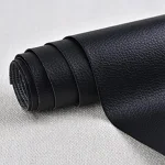 Piele ecologica autoadeziva pentru repararea articolelor din piele LeatherPatch® Black Color