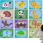 STICKYFUN® Puzzle-uri 3D emoționante cu autocolante pentru micii creatori (12 seturi), stickyfun valnuvaschi 3d pazeli sas stikeri za malki tvorci 12 complete