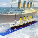 Construiți nava legendară Titanic cu 1860 Piece Builder. Blocuri de construcție TITANICBLOCKS® 🚢 tip constructor lego de 1860 buc blocuri de construcie titanicblocks