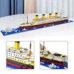 Construiți nava legendară Titanic cu 1860 Piece Builder. Blocuri de construcție TITANICBLOCKS® 🚢 tip constructor lego de 1860 buc blocuri de construcie titanicblocks