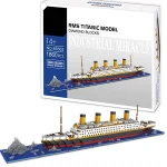 Construiți nava legendară Titanic cu 1860 Piece Builder. Blocuri de construcție TITANICBLOCKS® 🚢 tip constructor lego de 1860 buc blocuri de construcie titanicblocks