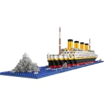 Construiți nava legendară Titanic cu 1860 Piece Builder. Blocuri de construcție TITANICBLOCKS® 🚢 tip constructor lego de 1860 buc blocuri de construcie titanicblocks