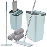 FLOORMATE® - Set revoluționar pentru curățarea profesională floormate set 3 in 1 cu mop la 360 gleat pentru stoarcere automat i cadou 2 prosoape