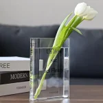 Vasă elegantă cu flori în formă de carte FLOWERFRAME® vas elegant cu flori in form de carte flowerframe