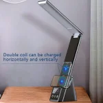 Stație de încărcare a telefonului de birou 3 în 1 cu lampă și ceas cu alarmă TABLECHARGE® staie de incrcare a telefonului de birou 3 in 1 cu lamp i ceas cu alarm tablecharge