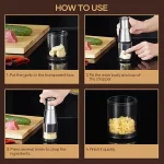 Tocator manual pentru fructe si legume CHOPSTER® tocator manual pentru fructe si legume chopster