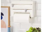 Organizator multifuncțional de bucătărie montat pe perete 4 în 1 - FOILSTATION®