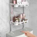 Organizator inovator pentru baie pe 3 niveluri BATHSHELF® - Instalare fără găurire organizator inovator pentru baie pe 3 niveluri bathshelf instalare fr gurire