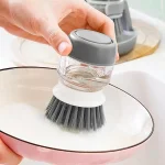 Perie de curățat vase cu dozator de detergent SCRUBY® perie de curat vase cu dozator de detergent scruby