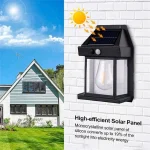 Lampă solară de exterior cu senzor de mișcare FLUXLAMP® lamp solar de exterior cu senzor de micare fluxlamp