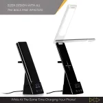 Stație de încărcare a telefonului de birou 3 în 1 cu lampă și ceas cu alarmă TABLECHARGE® staie de incrcare a telefonului de birou 3 in 1 cu lamp i ceas cu alarm tablecharge