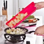Placă de tăiat 2 în 1 cu container mobil CHOPPINATA® plac de tiat 2 in 1 cu container mobil choppinata